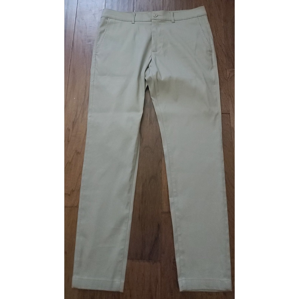 Travis Mathew Men's Brown Chino Stretch Tapered Golf Pants Size‎ 33x31.5